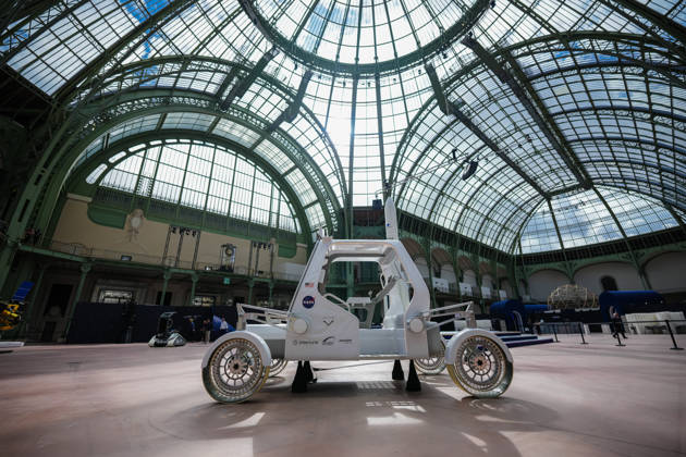 International Space Summit in Paris Aurelien Morissard MAXPPP MAXPPP Paris Sept. 9, 2026 An Astrolab lunar vehicle is seen at the Grand Palais ahead of the opening of a two-day International Space Summit in Paris, France, on Wednesday, Sept. 9, 2026 Aurelien Morissard MAXPPP Paris, France  Copyright: xMAXPPPxAurelienxMorissard MAXPPPx MOR202609099829 MOR202609099829