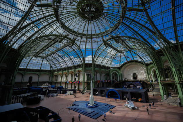 International Space Summit in Paris Aurelien Morissard MAXPPP MAXPPP Paris September 9, 2026 A miniature model of an ESA-Arianespace rocket is on display at the Grand Palais ahead of the opening of a two-day International Space Summit in Paris, France, Wednesday, September 9, 2026 Aurelien Morissard MAXPPP Paris, France  Copyright: xMAXPPPxAurelienxMorissard MAXPPPx MOR202609099831 MOR202609099831