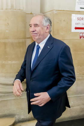 Paris, France September 9, 2026 - French politician Francois Bayrou arrives at Paris courthouse for the opening of his appeal trial with twelve other defendants over the alleged misuse of European Parliament funds to pay fictitious parliamentary assistants for the centrist party MoDem PROCES, BAYROU, MODEM, TRIBUNAL, JUSTICE, JUGEMENT, ASSISTANTS PARLEMENTAIRES  Copyright: xVincentxIsorex