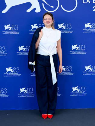 IPA88312471 - Venice, 83rd Venice International Film Festival 2026 - Day 8. Photocall for the film Dau. Pictured: Radmila Shchogolieva  Copyright: xAlbertoxTerenghix xPoolxPhotoxEventsx08x IPA88312471