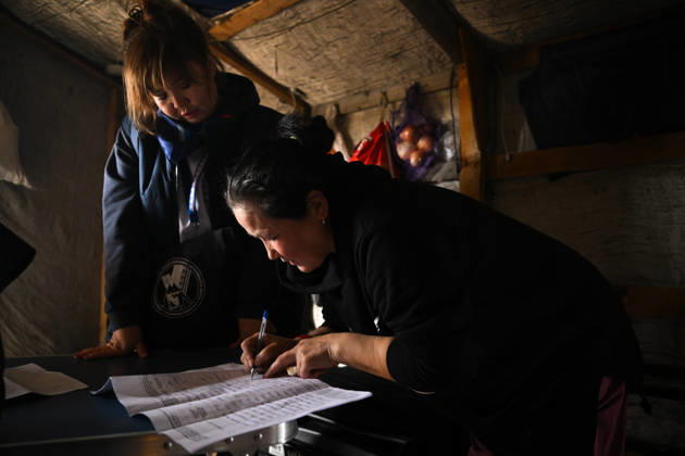 Russia Parliamentary Election Early Voting 9239427 09.09.2026 A member of a local indigenous community takes part in the early voting in remote areas ahead of State Duma elections at a reindeer camping ground, in Yamalo-Nenets Autonomous Area, Russia. Russians will vote in State Duma, the lower house of parliament, and municipal elections over three days, from September 18-20. Alexandr Kryazhev Sputnik Yamalo-Nenets Autonomous Area Russia  Copyright: xAlexandrxKryazhevx