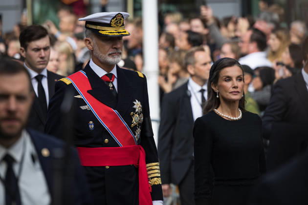 King Harald s funeral, Oslo, Norway Oslo, Norway. September 9th, 2026. Royalty and world leaders attend the funeral procession at King Harald s funeral in Oslo. Here Spain s King Felipe is seen with and Queen Letizia at the funeral. Norway, Oslo  Copyright: xGonzalesxPhoto TordxLitleskarex
