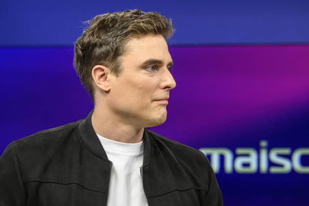 im Bild v.l.: Constantin Schreiber (Axel Springer), GER, Berlin, Studio, zu Gast bei Maischberger, politische Talkshow, TV, Format, mit Moderatorin Sandra Maischberger, Das Erste, aus Adlershof Am Studio 20, 09.09.2026, Copyright: HMBxMedia UwexKoch