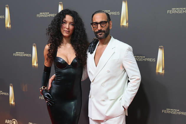 Rebecca Mir und Massimo Sinato bei der Verleihung vom Deutschen Fernsehpreis am 9.09.2026 in Koeln Rebecca Mir and Massimo Sinato arrive for the annual German Television Awards (Deutscher Fernsehpreis) at Confex-Center on September 09, 2026 in Cologne, Germany Deutscher Fernsehpreis Verleihung 2026 in Koeln