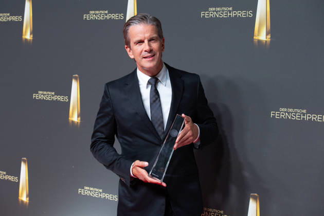 Preistraeger Markus LANZ, Moderator, Verleihung des Deutschen Fernsehpreises, Der Deutsche Fernsehpreis 2026, Deutscher Fernsehpreis 2026 im Confex Koeln, am 09.09.2025.