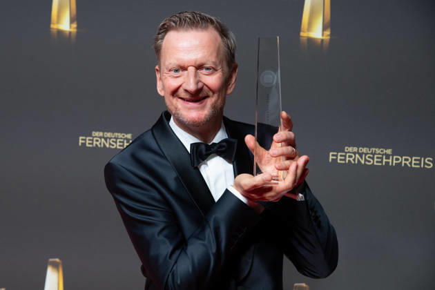 Preistraeger Michael KESSLER, Schauspieler, Verleihung des Deutschen Fernsehpreises, Der Deutsche Fernsehpreis 2026, Deutscher Fernsehpreis 2026 im Confex Koeln, am 09.09.2025.