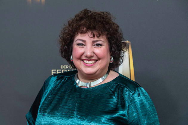 Meltem KAPTAN, Schauspielerin, Roter Teppich, Red Carpet Show, Ankunft, arrival, Verleihung des Deutschen Fernsehpreises, Der Deutsche Fernsehpreis 2026, Deutscher Fernsehpreis 2026 im Confex Koeln, am 09.09.2025.