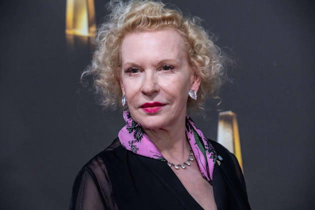 Sunnyi MELLES, Schauspielerin, Roter Teppich, Red Carpet Show, Ankunft, arrival, Verleihung des Deutschen Fernsehpreises, Der Deutsche Fernsehpreis 2026, Deutscher Fernsehpreis 2026 im Confex Koeln, am 09.09.2025.