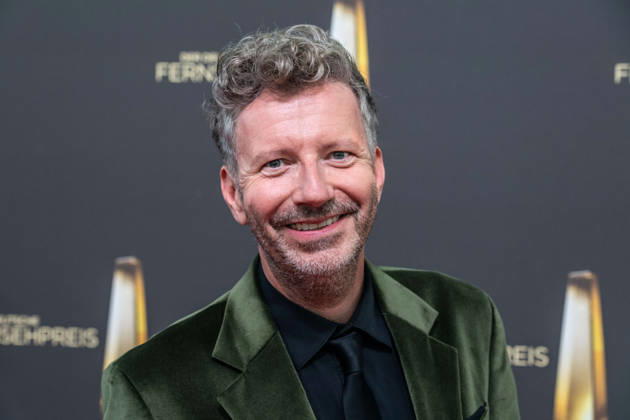 Thorsten SCHORN, Moderator, Roter Teppich, Red Carpet Show, Ankunft, arrival, Verleihung des Deutschen Fernsehpreises, Der Deutsche Fernsehpreis 2026, Deutscher Fernsehpreis 2026 im Confex Koeln, am 09.09.2025.