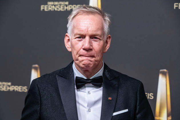 Johannes B. KERNER, Moderator, Roter Teppich, Red Carpet Show, Ankunft, arrival, Verleihung des Deutschen Fernsehpreises, Der Deutsche Fernsehpreis 2026, Deutscher Fernsehpreis 2026 im Confex Koeln, am 09.09.2025.