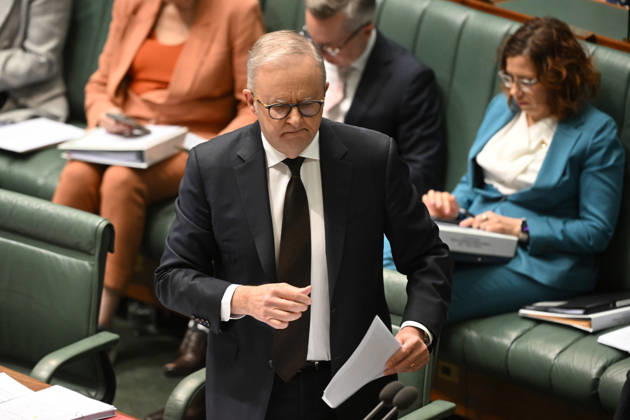 QUESTION TIME, Australian Prime Minister Anthony Albanese reacts during Question Time in the House of Representatives at Parliament House in Canberra, Thursday, September 10, 2026. ( NO ARCHIVING CANBERRA AUSTRALIAN CAPITAL TERRITORY AUSTRALIA  Copyright: xLUKASxCOCHx 20260910151371603521