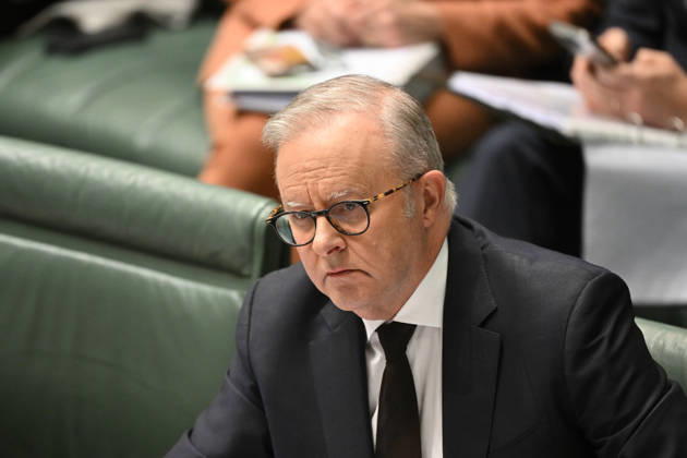 QUESTION TIME, Australian Prime Minister Anthony Albanese reacts during Question Time in the House of Representatives at Parliament House in Canberra, Thursday, September 10, 2026. ( NO ARCHIVING CANBERRA AUSTRALIAN CAPITAL TERRITORY AUSTRALIA  Copyright: xLUKASxCOCHx 20260910144974118861
