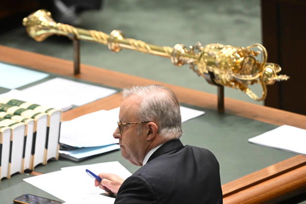 QUESTION TIME, Australian Prime Minister Anthony Albanese reacts during Question Time in the House of Representatives at Parliament House in Canberra, Thursday, September 10, 2026. ( NO ARCHIVING CANBERRA AUSTRALIAN CAPITAL TERRITORY AUSTRALIA  Copyright: xLUKASxCOCHx 20260910181549998261