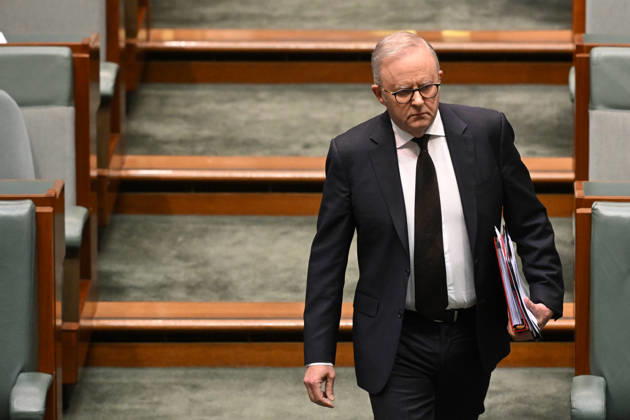QUESTION TIME, Australian Prime Minister Anthony Albanese arrives during Question Time in the House of Representatives at Parliament House in Canberra, Thursday, September 10, 2026. ( NO ARCHIVING CANBERRA AUSTRALIAN CAPITAL TERRITORY AUSTRALIA  Copyright: xLUKASxCOCHx 20260910199485440840