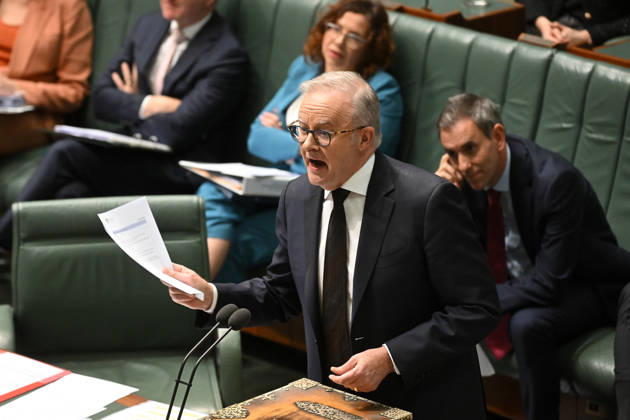 QUESTION TIME, Australian Prime Minister Anthony Albanese speaks during Question Time in the House of Representatives at Parliament House in Canberra, Thursday, September 10, 2026. ( NO ARCHIVING CANBERRA AUSTRALIAN CAPITAL TERRITORY AUSTRALIA  Copyright: xLUKASxCOCHx 20260910110745519546
