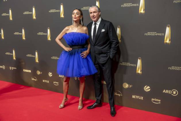 ABB FERNSEHPREIS- Verona Pooth und Eheman Franjo zu Gast auf dem roten Teppich bei der Gala zr verleihung des Der Deutsche Fernsehpreis 2026 iim Confex Center am 09.09.2026 in Koeln NRW Deutschland