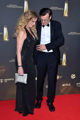Katja Burkard und Hans Mahr bei der Verleihung des Deutschen Fernsehpreis im Confex Center in Köln am 09.09.2026