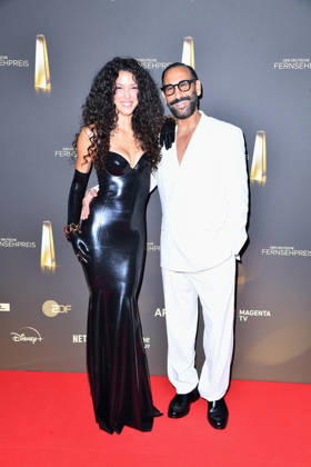 Rebecca Mir und Massimo Sinato bei der Verleihung des Deutschen Fernsehpreis im Confex Center in Köln am 09.09.2026