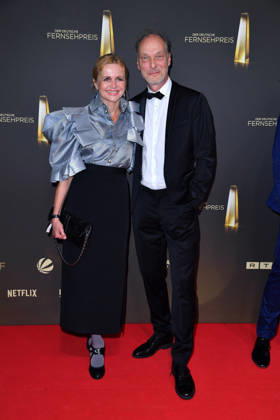 Christine Sommer mit Ehemann Martin Brambach bei der Verleihung des Deutschen Fernsehpreis im Confex Center in Köln am 09.09.2026