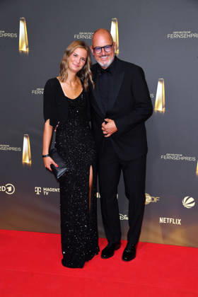 Frank Rosin mit Tochter Marlene Rosin bei der Verleihung des Deutschen Fernsehpreis im Confex Center in Köln am 09.09.2026