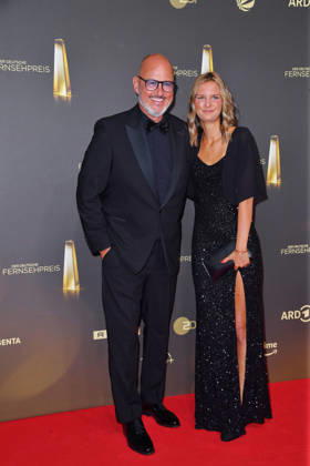 Frank Rosin mit Tochter Marlene Rosin bei der Verleihung des Deutschen Fernsehpreis im Confex Center in Köln am 09.09.2026