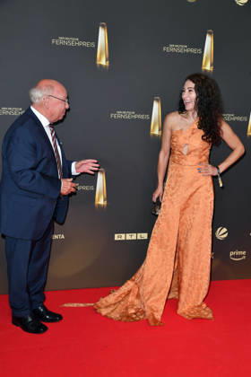 Janina Elkin bei der Verleihung des Deutschen Fernsehpreis im Confex Center in Köln am 09.09.2026