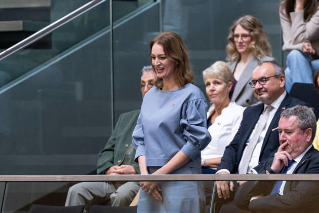 10.09.2026, GER, Berlin, 93. Sitzung des Deutschen Bundestages im Plenarsaal des Reichstagsgebäudes. Ãgnes Forsthoffer, Präsidentin des ungarischen Parlaments zu besuch im Bundestag Copyright: xnordphotoxGmbHx xChristianxSchulzex