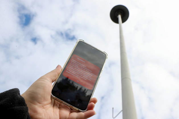 10.09.2026, xtgx, Bundesweiter Warntag 2026. Symbolfoto, Symbolbild ab 11:00 Uhr wurden Warnungen, Probewarnungen, Probealarme an Handys, Smartphones gesendet. Sirene, Feuerwehr, Feuerwehrsirene Wolfsburg
