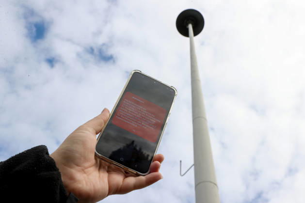 10.09.2026, xtgx, Bundesweiter Warntag 2026. Symbolfoto, Symbolbild ab 11:00 Uhr wurden Warnungen, Probewarnungen, Probealarme an Handys, Smartphones gesendet. Sirene, Feuerwehr, Feuerwehrsirene Wolfsburg