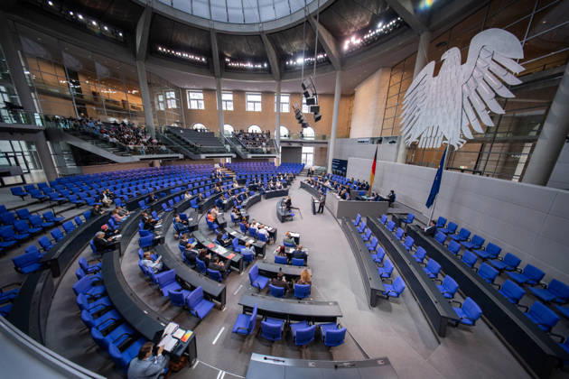 10.09.2026, GER, Berlin, 93. Sitzung des Deutschen Bundestages im Plenarsaal des Reichstagsgebäudes. Plenarsaal im Deutschen Bundestag Copyright: xnordphotoxGmbHx xChristianxSchulzex