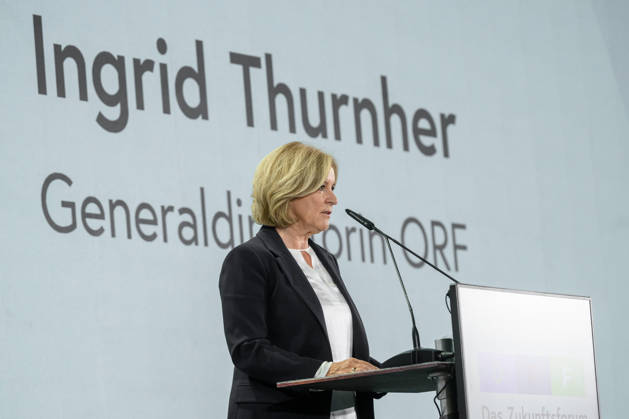 photonews.at - Wien, 10.09.2026. Beim ORF-Zukunftsforum geht es um die künftige Rolle des öffentlich-rechtlichen Rundfunks in Österreich. An zwei Tagen diskutieren Vertreter aus Politik, Medien, Wissenschaft sowie aus Kunst, Kultur und Sport über zentrale Fragen zur Zukunft des ORF. Im Rahmen des Forums geht es unter anderem um den öffentlich-rechtlichen Auftrag, Jugend und Medienkompetenz, Digitalisierung, Plattformen und Künstliche Intelligenz sowie um Strukturen, Governance und den Medienstandort Österreich PHOTO: zur ORF-Generaldirektorin Ingrid Thurnher The ORF Future Forum focuses on the future of public-service broadcasting in Austria. Over two days, representatives from politics, media, academia, arts, culture and sports discu