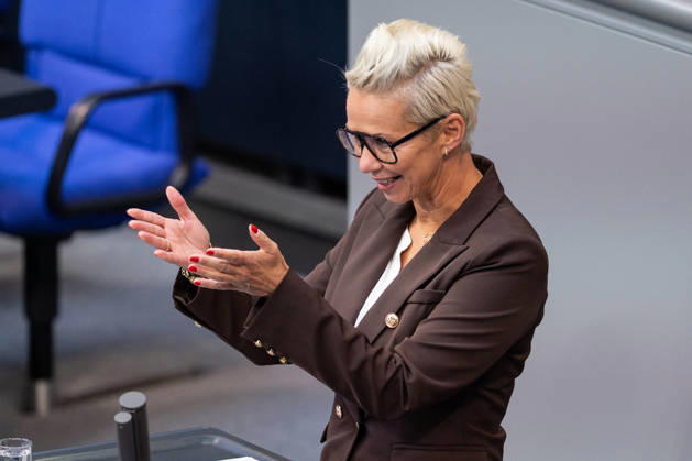 10.09.2026, GER, Berlin, 93. Sitzung des Deutschen Bundestages im Plenarsaal des Reichstagsgebäudes. Silvia Breher CDU CSU, steht am Rednerpult und spricht Copyright: xnordphotoxGmbHx xChristianxSchulzex