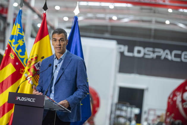 Sánchez Visits the Facilities of the Aerospace Company PLD Space in Elche, Alicante. Prime Minister Pedro Sánchez visited the facilities of the aerospace company PLD Space on September 10, 2026, in Elche, Alicante, Valencian Community, Spain. PLD Space, a Spanish company specializing in space launch vehicles, was founded in 2011 and is developing the MIURA 5 orbital rocket to launch small satellites from French Guiana. The visit coincides with efforts to accelerate its industrialization, following a 158.9-million-euro contract from the European Space Agency to strengthen its orbital capabilities. SEPTEMBER 10, 2026 Víctor Ferná Elche, Alicante, Valencian Community Elche, Alicante, Valencian Community, Spain Copyright: xVictorxFernandezx 7762784
