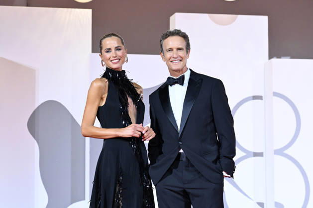 September 9, 2026, Venice, Rome, Italy: Gloria Tonon and Alessandro Benetton during the red carpet of the film The Fire That You Carry Inside at the 83rd Venice International Film Festival, Venice, 09 09 2026 Venice Italy  - ZUMAa289 20260909_zia_a289_853 Copyright: xMariaxLauraxAntonellix xAgfx