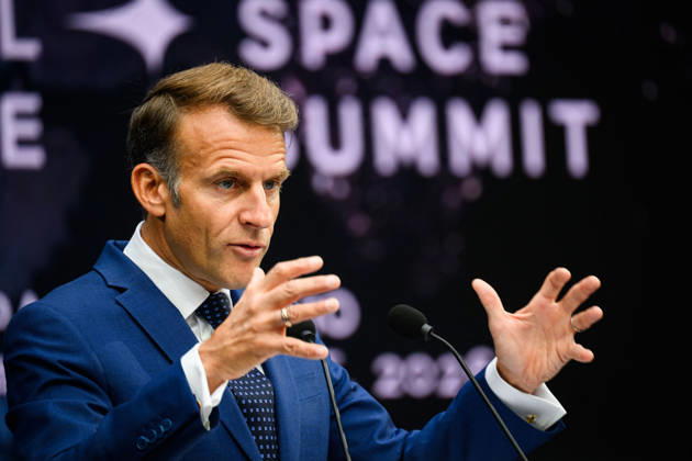 Emmanuel Macron, President of the French Republic, at the International Space Summit at the Grand Palais in Paris, France, on September 10, 2026. Caught between the United States and China, Europe intends to defend its position at the first international summit in Paris—an event snubbed by the American giants and one in which the German chancellor, despite being a co-organizer, is not participating. Eric Tschaen Pool Bestimage International Space Summit at the Grand Palais in Paris on September 10, 2026 Caught between the United States and China, Europe intends to defend its position at the first international summit in Paris—an event snubbed by the American giants and attended without the German chancellor, one of the event’s co-hosts Par Copyright: xEricxTschaenx xPoolx xBestimagexEricxTschaenx xPoolx xBestimagex