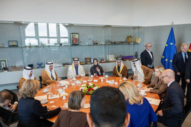 Staatsbesuch S.H. des Präsidenten der Vereinigten Arabischen Emirate, Scheich Mohammed bin Zayed Al Nahyan, in der Bundesrepublik Deutschland. Deutschland, Berlin am 10. September 2026: Die Präsidentin des Deutschen Bundestages, Julia Klöckner, empfängt den Präsidenten der Vereinigten Arabischen Emirate, Scheich Mohammed bin Zayed Al Nahyan, im Deutschen Bundestag in Berlin.