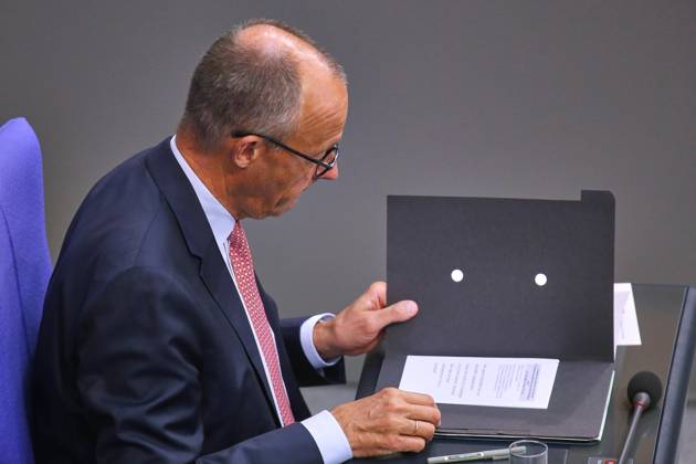 Berlin, Deutschland, 10.09.2026: Deutscher Bundestag: 93. Bundestagssitzung - Haushaltswoche: Bundeskanzler Friedrich Merz (CDU) Copyright: xdtsxNachrichtenagenturx dts_133908