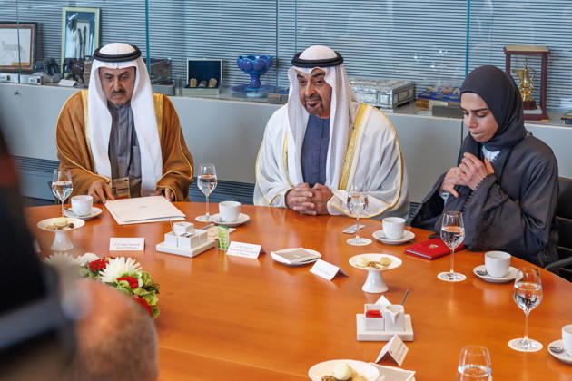 Bundestagspraesidentin Julia Kloeckner empfaengt den Staatspraesidenten der Vereinigten Arabischen Emirate Bundestagspraesidentin Julia Kloeckner empfaengt den Staatspraesidenten der Vereinigten Arabischen Emirate, Scheich Mohammed bin Zayed Al Nahyan im Deutschen Bundestag am 10.09.26 in Berlin. Berlin Berlin Deutschland Bundestag