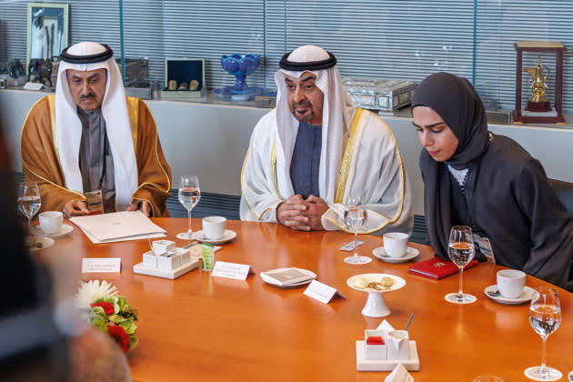 Bundestagspraesidentin Julia Kloeckner empfaengt den Staatspraesidenten der Vereinigten Arabischen Emirate Bundestagspraesidentin Julia Kloeckner empfaengt den Staatspraesidenten der Vereinigten Arabischen Emirate, Scheich Mohammed bin Zayed Al Nahyan im Deutschen Bundestag am 10.09.26 in Berlin. Berlin Berlin Deutschland Bundestag