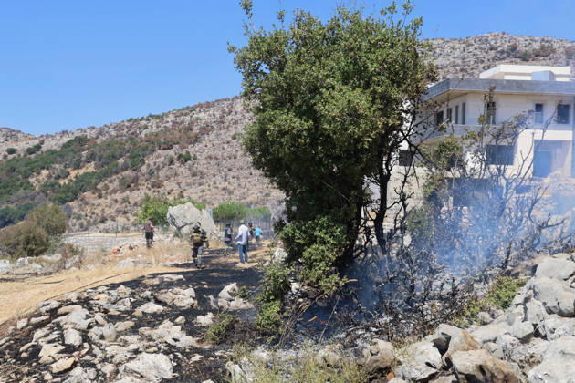 Damage left behind by the Israeli army in the Lebanese town of Kafr Shouba NABATIEH GOVERNORATE, LEBANON - SEPTEMBER 10: Smoke rises over the town of Kfar Shouba in the Nabatieh Governorate of southern Lebanon following an incursion and subsequent withdrawal by Israeli forces, on September 10, 2026. Despite the ongoing ceasefire and framework agreement, Israeli troops entered the town in the morning, leaving plumes of smoke rising over the area as emergency teams were dispatched and citizens surveyed the damage after the military pullout. Ramiz Dallah Anadolu Nabatieh governorate Lebanon. Editorial use only. Please get in touch for any other usage.  Copyright: x2026xAnadoluxRamizxDallahx