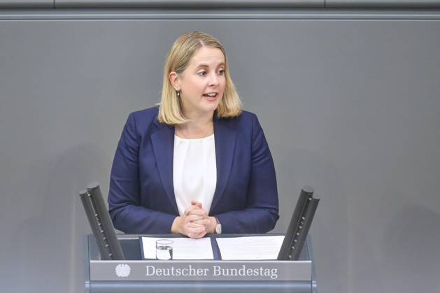 Berlin, Deutschland, 10.09.2026: Deutscher Bundestag: 93. Bundestagssitzung - Haushaltswoche: Verena Hubertz Copyright: xdtsxNachrichtenagenturx dts_133994