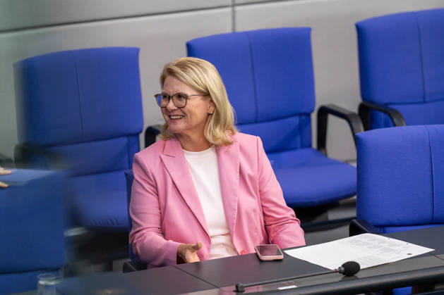 10.09.2026, GER, Berlin, 93. Sitzung des Deutschen Bundestages im Plenarsaal des Reichstagsgebäudes. Parlamentarische Staatssekretärin Sabine Poschmann Copyright: xnordphotoxGmbHx xChristianxSchulzex