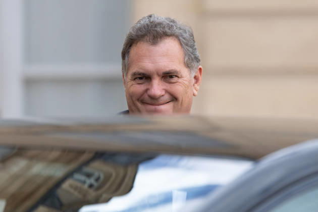 Weekly Cabinet Meeting - Paris French Transports Minister Philippe Tabarot leaving after the weekly cabinet meeting at the Elysee Palace in Paris, France on September 10, 2026. Photo by Raphael Lafargue ABACAPRESS.COM Paris France  Copyright: xLafarguexRaphael ABACAx