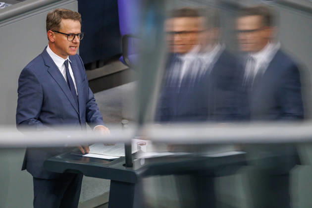 Bundestag Dr. Carsten Linnemann Bundesminister für Gesundheit, im Deutschen Bundestag am 10.09.26 in Berlin. Berlin Berlin Deutschland Bundestag