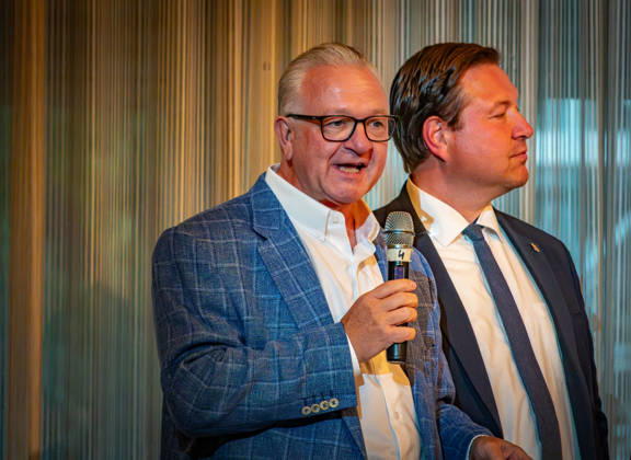 Berlin Reinickendorf OT Tegel: Tegeler Gespräch, politische Veranstaltungsreihe. Frank Henkel, ehemaliger CDU Politiker, Sebastian Pieper, CDU - 10.09.2026 Tegel