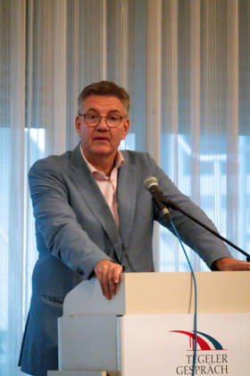 Berlin Reinickendorf OT Tegel: Tegeler Gespräch, politische Veranstaltungsreihe von Unternehmer Dirk Steffel. Dirk Steffel - 10.09.2026 Tegel