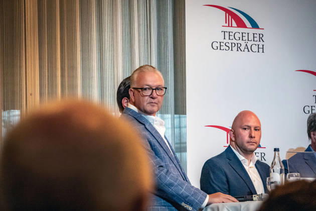 Berlin Reinickendorf OT Tegel: Tegeler Gespräch, politische Veranstaltungsreihe, Frank Henkel, Alexander Ewers, SPD . - 10.09.2026 Tegel