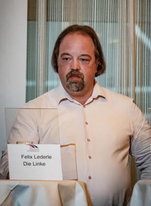 Berlin Reinickendorf OT Tegel: Tegeler Gespräch, politische Veranstaltungsreihe. Felix Lederle, Die Linke - 10.09.2026 Tegel