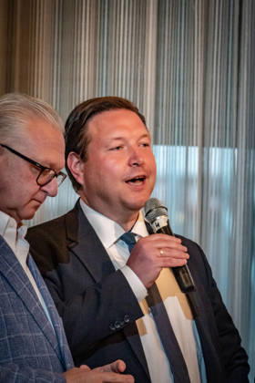 Berlin Reinickendorf OT Tegel: Tegeler Gespräch, politische Veranstaltungsreihe. Frank Henkel, CDU, Sebastian Pieper, CDU - 10.09.2026 Tegel
