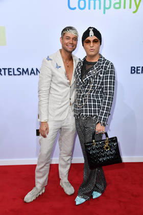 Marcell Damaschke und Julian F.M. Stoeckel bei der Bertelsmann Party 2026 in der Bertelsmann Repräsentanz in Berlin am 10.09.2026